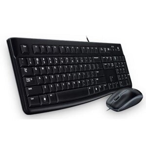 Logitech Клавиатура + Мышь Desktop MK120 Black USB (920-002561)