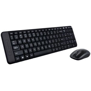Logitech Клавиатура + Мышь Wireless Desktop MK220 Black (920-003169)