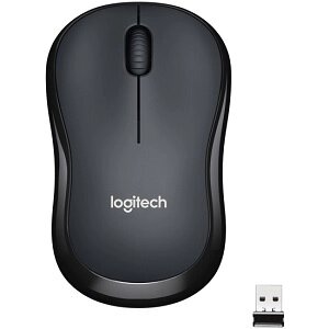 Logitech Мышь M220 Wireless Silent Dark Grey (910-004878)