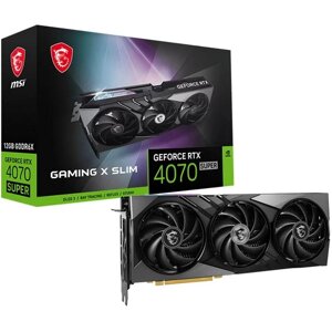 MSI видеокарта geforce RTX 4070 SUPER gaming X SLIM 12GB (RTX 4070 SUPER 12G gaming X SLIM)