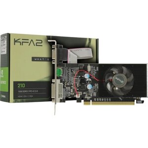 Nvidia видеокарта KFA2 geforce 210 1GB (21GGF4hi00NK)