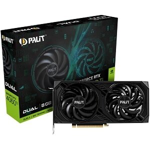 Palit видеокарта geforce RTX 4060 ti DUAL OC 8GB (NE6406TT19P1-1060D)