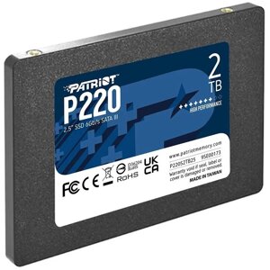 Patriot Memory Жесткий диск SSD 2.5" 2Tb Patriot P220 (P220S2TB25)