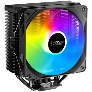 Pccooler Кулер для процессора Paladin EX300S, RGB, S-1700, TDP 125W, черный