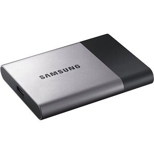 Samsung Внешний жесткий диск SSD 1Tb, Portable T3 USB 3.0 Black (MU-PT1T0B)