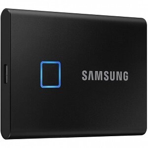 Samsung Внешний жесткий диск SSD 2Tb, Touch T7 USB 3.2, Type-C Black (MU-PC2T0K)