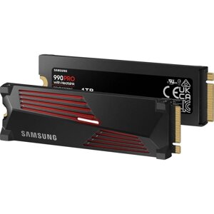 Samsung Жесткий диск SSD M. 2 1Tb 990 PRO with Heatsink (MZ-V9P1T0CW)