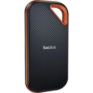 SanDisk Внешний жесткий диск SSD 4Tb, Extreme PRO Portable V2 USB 3.1, Type-C, Black (SDSSDE81-4T00-G25)