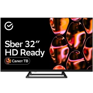 SBER телевизор 32" HD, черный (SDX-32H2128)