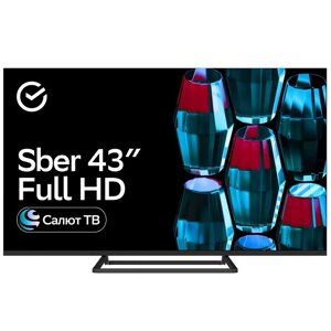 SBER телевизор 43" full HD, черный (SDX-43F2128B)