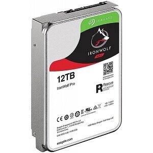 Seagate жесткий диск HDD 12tb , SATA-III, 256mb, 7200rpm, ironwolf pro (ST12000NE0008)