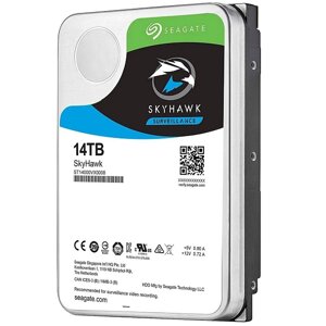 Seagate жесткий диск HDD 14tb , SATA-III, 256mb, 7200rpm, skyhawk (ST14000VX0008)