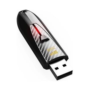 Silicon Power Накопитель USB Flash_256Gb Blaze B25 USB3.2, черный (SP256GBUF3B25V1K)
