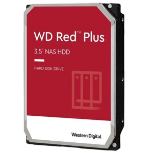 Western digital жесткий диск HDD 4.0tb , SATA-III 256mb, 5400rpm RED plus (WD40EFPX)