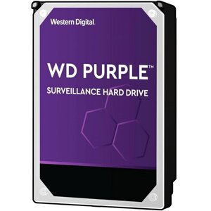 Western digital жесткий диск HDD 6.0tb SATA-III, 256mb, 5400rpm, purple (WD64PURZ)