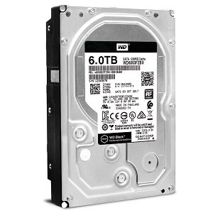 Western digital жесткий диск HDD 6.0tb SATA-III, 256mb, 7200rpm black (WD6003FZBX)