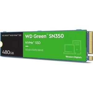 Western digital жесткий диск SSD M. 2 480GB green SN350 (WDS480G2g0C)