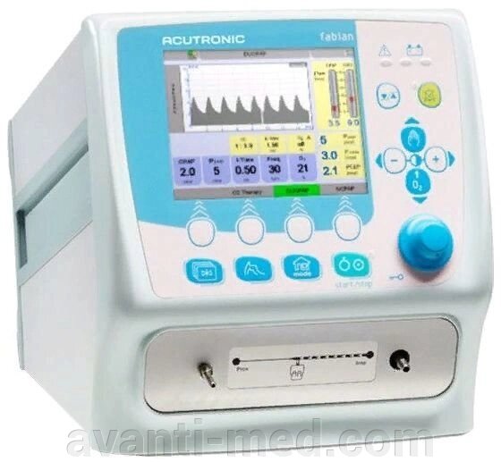 Аппарат искусственной вентиляции легких Acutronic Fabian Therapy Evolution от компании АВАНТИ Медицинская мебель и оборудование - фото 1