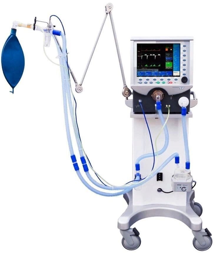 Аппарат искусственной вентиляции легких Chirana Chirolog SV Basic + CO2 от компании АВАНТИ Медицинская мебель и оборудование - фото 1