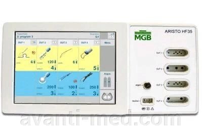 Блок ЭХВЧ экспертного класса MGB Aristo HF35 от компании АВАНТИ Медицинская мебель и оборудование - фото 1