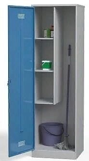 БТ-75-60 Шкаф медицинский металлический для хранения хозяйственного и уборочного инвентаря от компании АВАНТИ Медицинская мебель и оборудование - фото 1