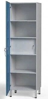 БТ-Ц12СФ Шкаф медицинский металлический с сейфом, с распашной дверкой, с полками от компании АВАНТИ Медицинская мебель и оборудование - фото 1