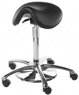 БТ-ЭРГО-3 Табурет медицинский, стул-седло, эргономичный с сиденьем типа "седло" с ножной регулировкой высоты от компании АВАНТИ Медицинская мебель и оборудование - фото 1