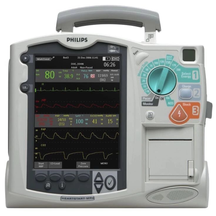 Дефибриллятор-монитор Philips HeartStart MRX от компании АВАНТИ Медицинская мебель и оборудование - фото 1