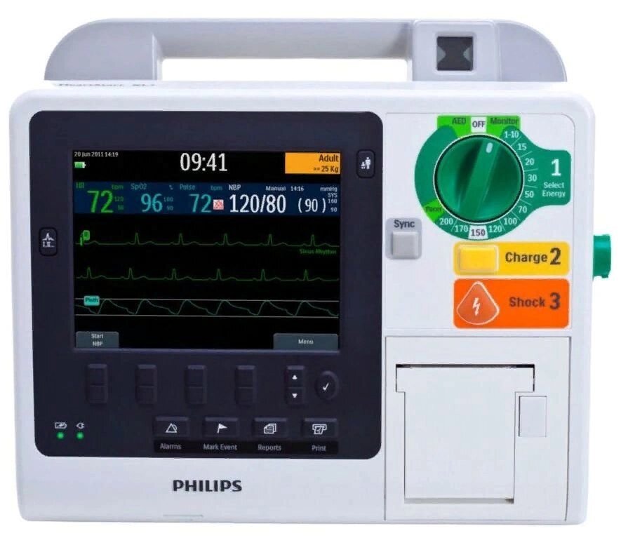 Дефибриллятор-монитор Philips HeartStart XL+ от компании АВАНТИ Медицинская мебель и оборудование - фото 1