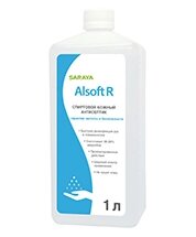 Дезинфицирующее средство для рук (кожный антисептик) Alsoft R (1л) к дозаторам ADS-500/100 и MDS-1000 от компании АВАНТИ Медицинская мебель и оборудование - фото 1