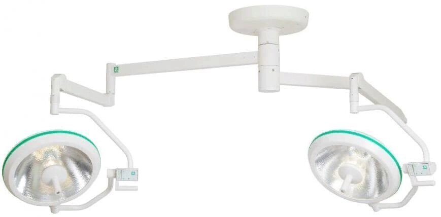 Хирургический потолочный двухблочный светильник Аксима 520/520 от компании АВАНТИ Медицинская мебель и оборудование - фото 1
