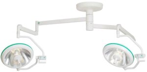 Хирургический потолочный двухблочный светильник Аксима 520/520