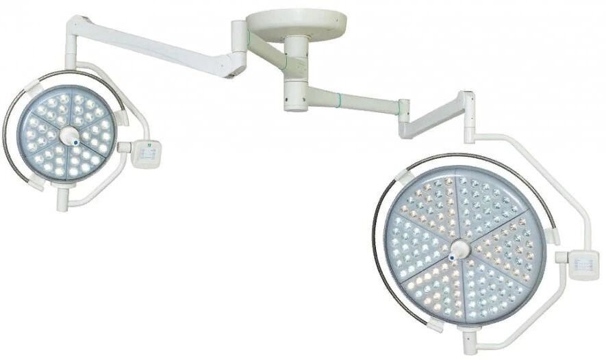 Хирургический потолочный двухблочный светильник Паналед 120/160 от компании АВАНТИ Медицинская мебель и оборудование - фото 1