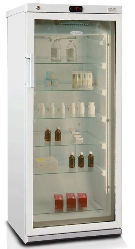 Холодильник фармацевтический Бирюса 250S-G от компании АВАНТИ Медицинская мебель и оборудование - фото 1