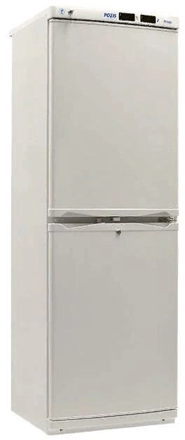 Холодильник фармацевтический двухкамерный ХФД-280 "ПОЗиС" (140/140 л) с металлическими дверями от компании АВАНТИ Медицинская мебель и оборудование - фото 1