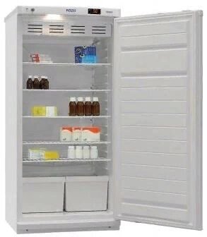 Холодильник фармацевтический ХФ-250-4 ПОЗиС с металлической дверью и блоком управления БУ-М01 (250 л) от компании АВАНТИ Медицинская мебель и оборудование - фото 1