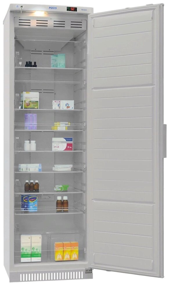 Холодильник фармацевтический ХФ-400-2 "ПОЗИС" с металлической дверью (400 л) от компании АВАНТИ Медицинская мебель и оборудование - фото 1