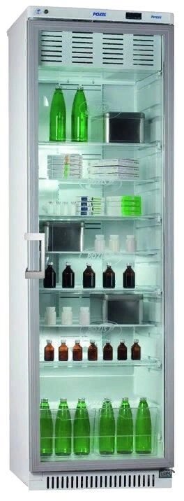 Холодильник фармацевтический ХФ-400-3 "ПОЗИС" со стеклянной дверью (400 л) от компании АВАНТИ Медицинская мебель и оборудование - фото 1