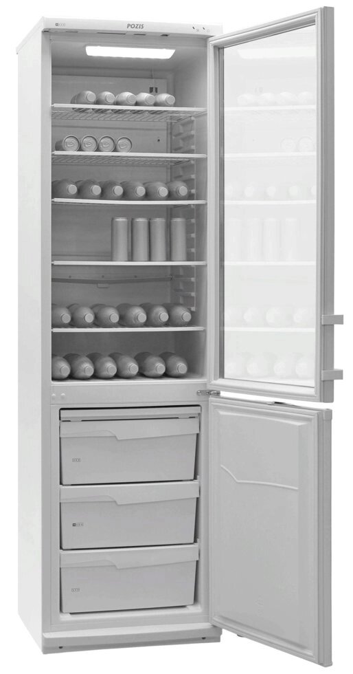 Холодильник-витрина с морозильной камерой "POZIS RD-164" (270/130 л) от компании АВАНТИ Медицинская мебель и оборудование - фото 1