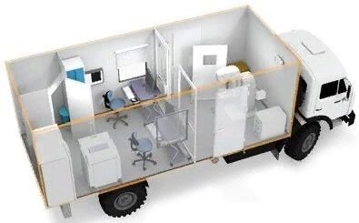 Кабинет маммографический подвижный КМП-РП с системой для цифровой рентгенографии от компании АВАНТИ Медицинская мебель и оборудование - фото 1