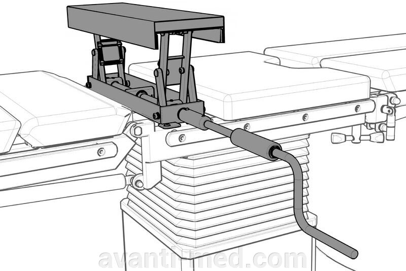 Комплект КПП-14 для операций с подъемом и удержанием поясничной, тазовой или грудной области тела. от компании АВАНТИ Медицинская мебель и оборудование - фото 1