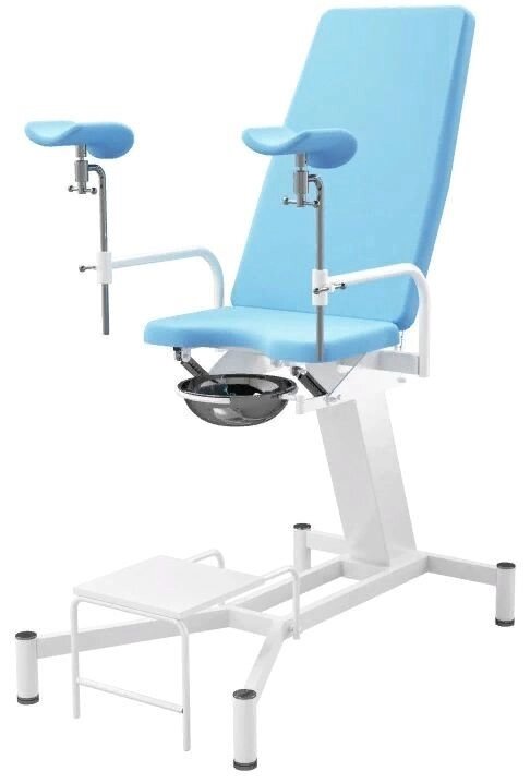 Кресло гинекологическое КГ-409-МСК с постоянной высотой и механической регулировкой спинки и сидения (код МСК-409) от компании АВАНТИ Медицинская мебель и оборудование - фото 1