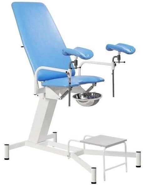 Кресло гинекологическое КГ-«МСК» с постоянной высотой и регулировкой секции пневмопружинами (код МСК-413) от компании АВАНТИ Медицинская мебель и оборудование - фото 1