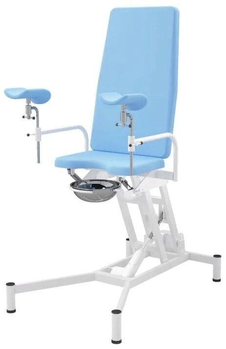 Кресло гинекологическое КГэ-410-МСК с электрической регулировкой высоты (код МСК-410) от компании АВАНТИ Медицинская мебель и оборудование - фото 1