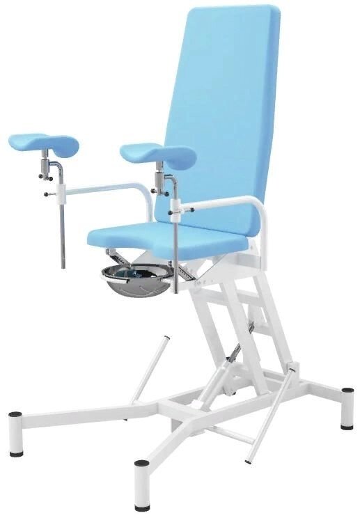 Кресло гинекологическое КГг-411-МСК с регулировкой высоты гидроприводом (код МСК-411) от компании АВАНТИ Медицинская мебель и оборудование - фото 1