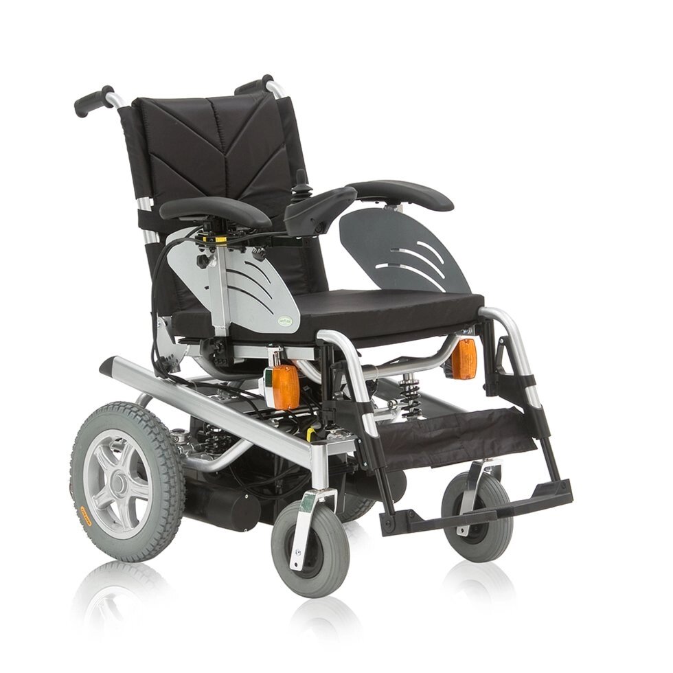 Кресло-коляска Армед FS123-43 с электроприводом от компании АВАНТИ Медицинская мебель и оборудование - фото 1