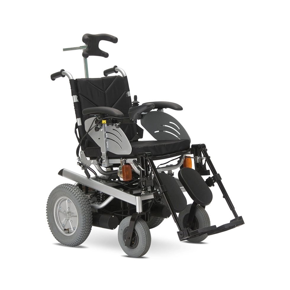 Кресло-коляска Армед FS123GC-43 с электроприводом от компании АВАНТИ Медицинская мебель и оборудование - фото 1