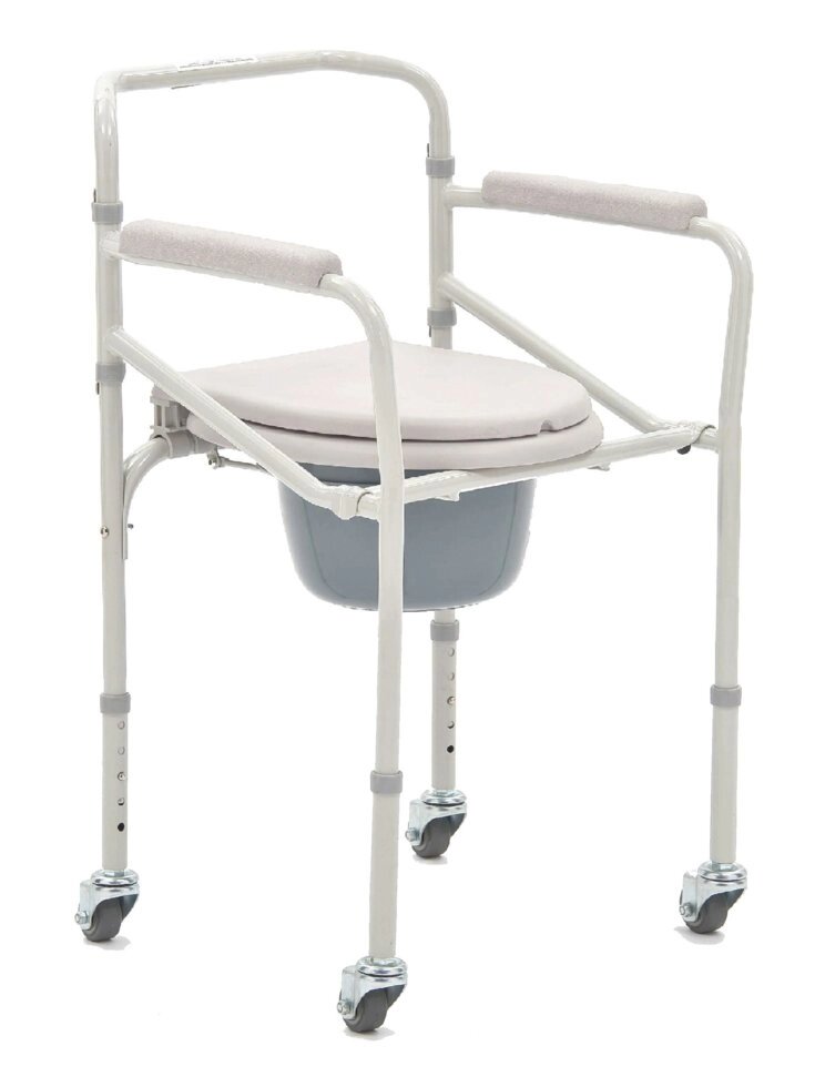 Кресло-коляска Армед FS693 с санитарным оснащением от компании АВАНТИ Медицинская мебель и оборудование - фото 1