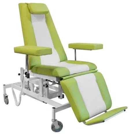 Кресло (кушетка) К03(Э1) для осмотра, для проведения процедур, для доноров, для взятия крови и анализов от компании АВАНТИ Медицинская мебель и оборудование - фото 1