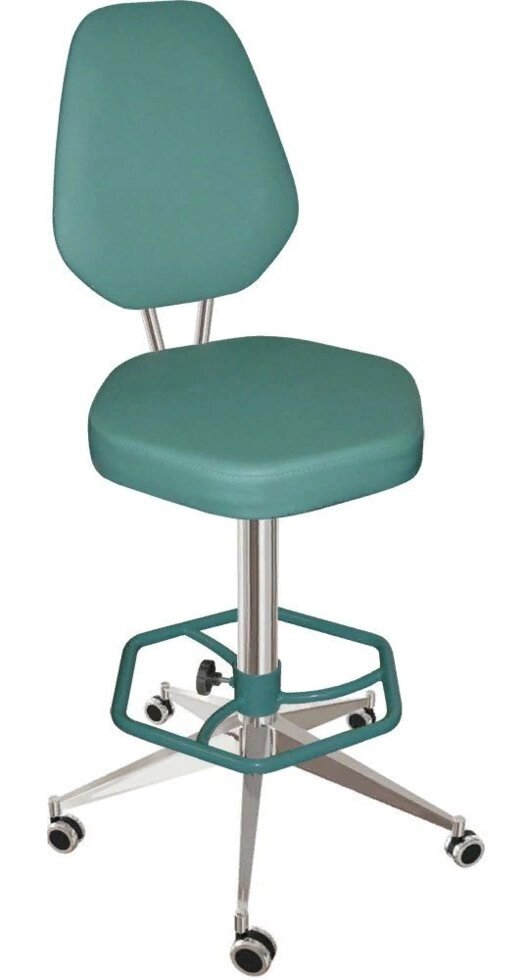 Кресло на винтовой опоре М106  с подлокотниками или без подлокотников от компании АВАНТИ Медицинская мебель и оборудование - фото 1